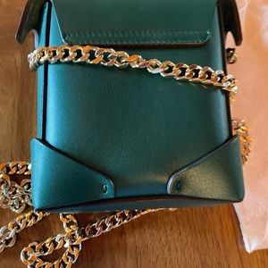 Manu atelier ( Italian brand), crossbody or clutch beautiful leather bag.